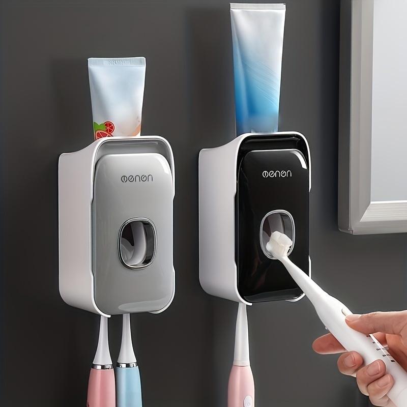 Multifunctional Toothpaste Squeezer Dispenser Set, Wall-Mounted Home Use Organizing Squeezer Kit, No-Drill Bathroom Toothbrush Holders Organizer