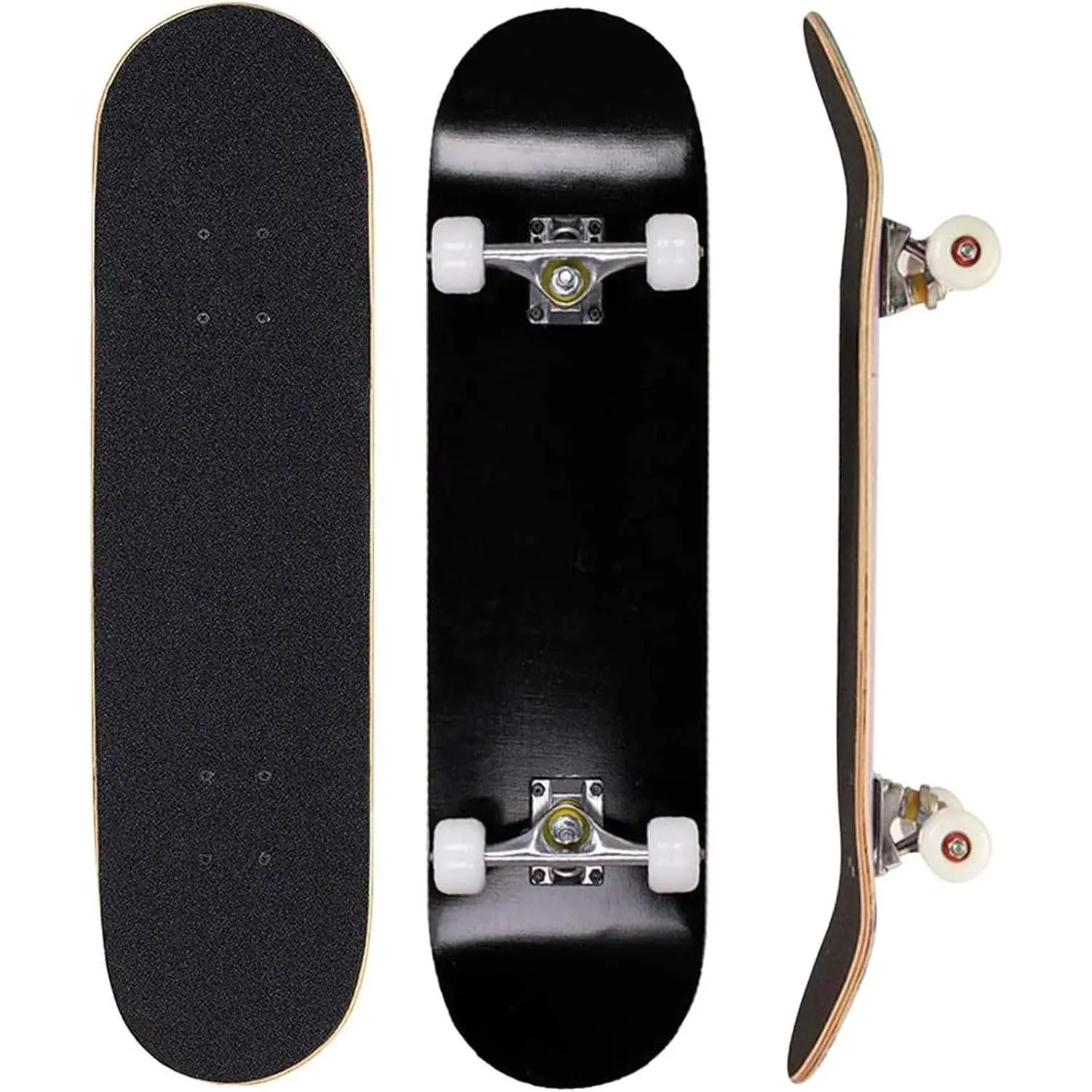 Complete Skateboards for Beginners Kids Boys Girls Youths Adults Starter - 31'' x 8'' Maple Wood Complete Skate Boards