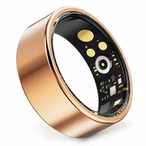 Smart Ring, Screenless Titanium Build & Advanced SpO2 Heart Rate Sensor Array, Sizes 7-12, For Men Women Fitness Routine & Everyday Wellness Tracking, Waterproof Comfortable All-Day Discreet Sleek Stylish Wearable Tech, Sleep Monitor, Activity Tracker