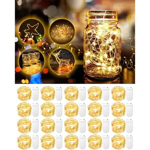 20 Pack Fairy Lights Battery Operated, 3.3ft 20 LED Mini String Lights Twinkle Lights Copper Wire Firefly Starry Lights for Mason Jars Wedding Party Christmas Centerpiece Table Decorations, Warm Whitefidget toys