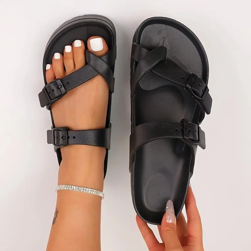 New Fashion Women Sandals Comfortable Women's Slippers High Quality EVA Women Flip-flops Nonslip Soft Integrated Slippers