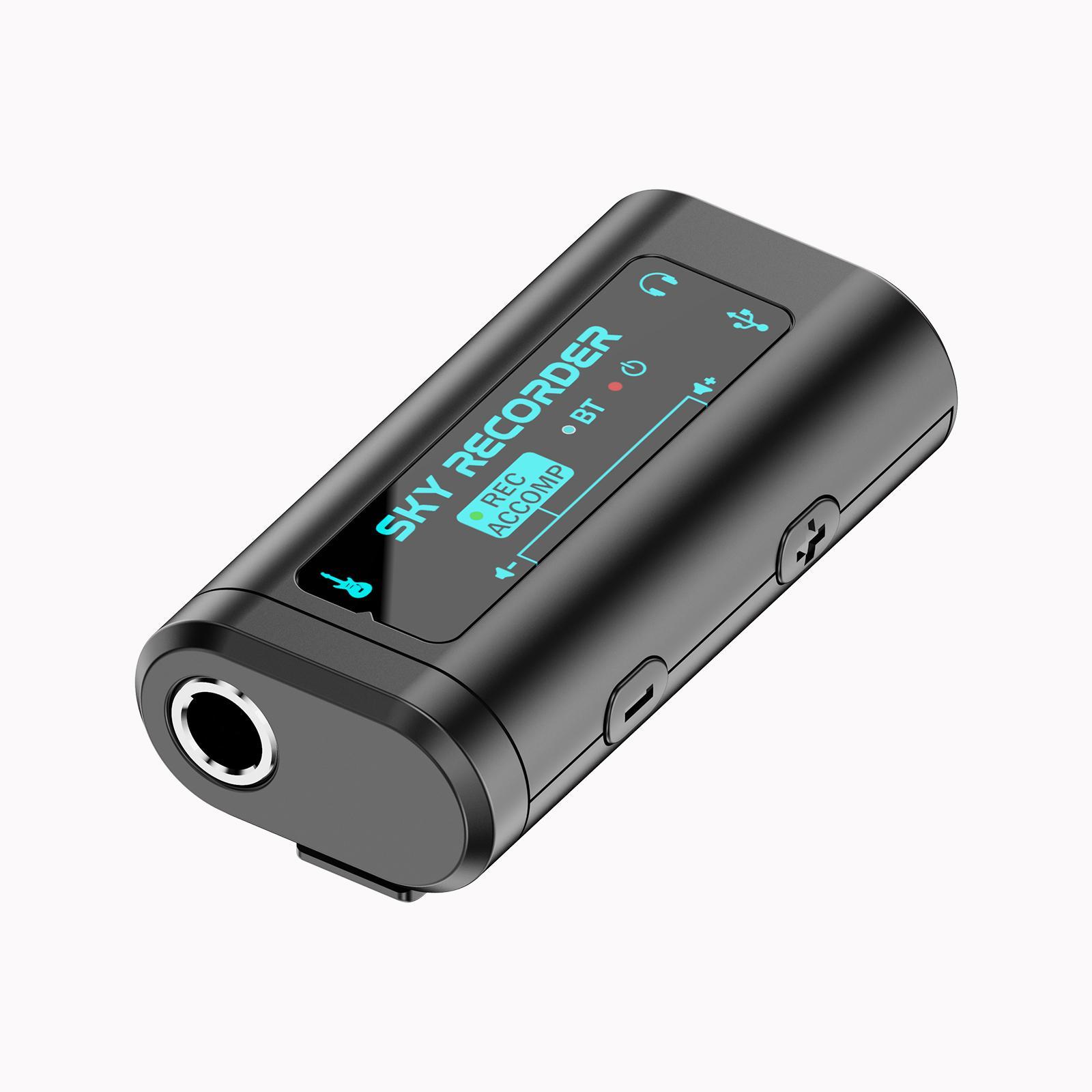 Guitar Audio Interface, Pocket Internal Recording Sound Card with Type-C for Live Streaming by iPad, iPhone, Android, PC Plug and Laptop Plug & Play