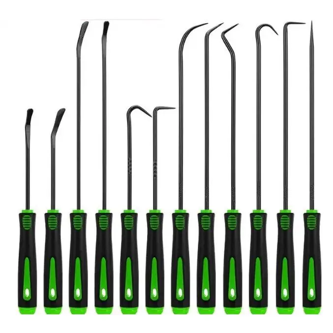 4/12pcs Pick and Hook Tools Set, Pick Tool Set Car Auto Oil Seal/O-Ring Seal Gasket Pick Hooks Puller Remove,Assembly & Disassembly Tools for Car Repair, Mechanic Tools, Automotive Maintenance Tools,father'sdaygifts