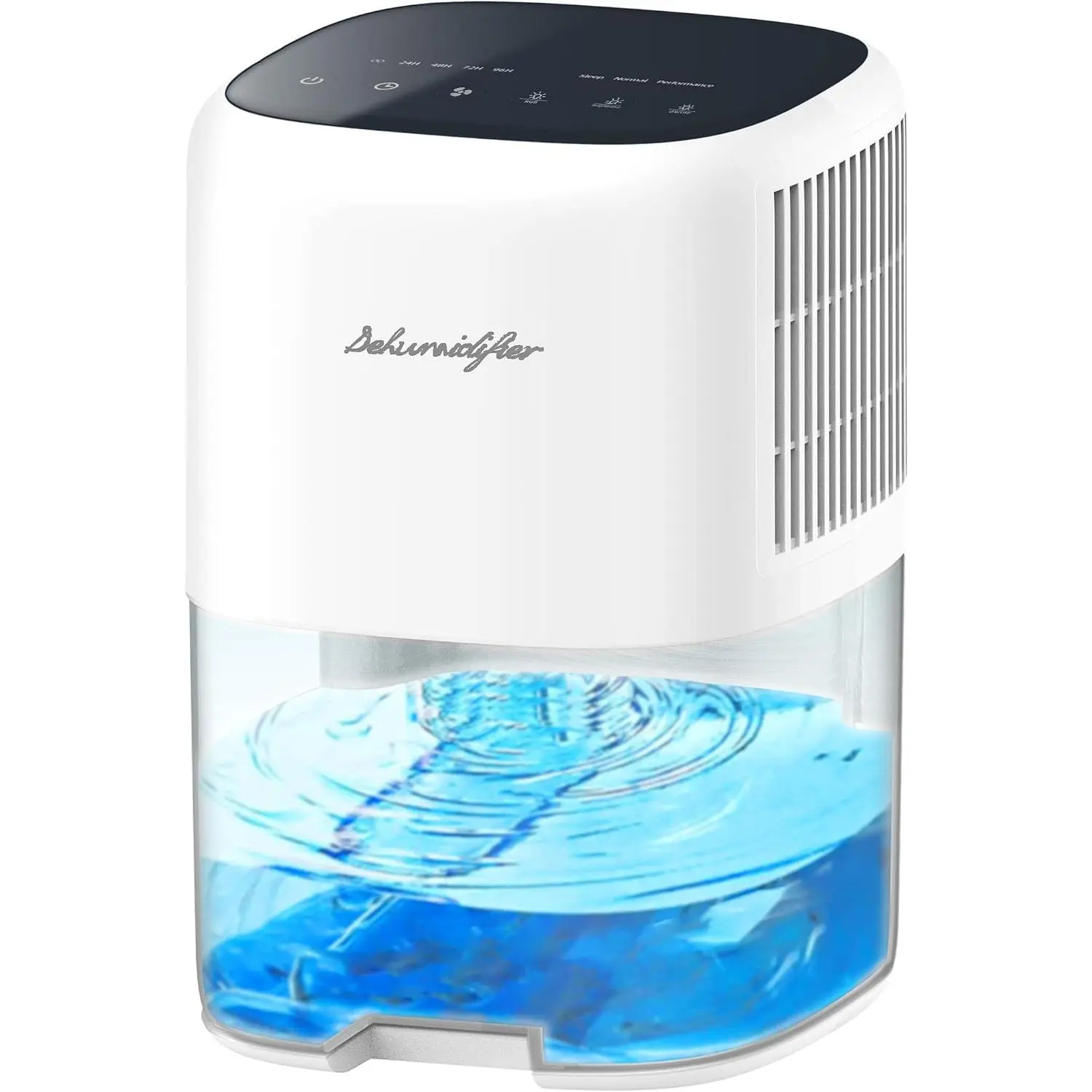 Small Dehumidifier for  44OZ Quiet with Auto Off & Defrost 5 Timers 3 modes 10 Color Lights 3 Brightness 260 Sq.ft Portable Dehumidifiers for Basement Bedroom Bathroom RV Closet