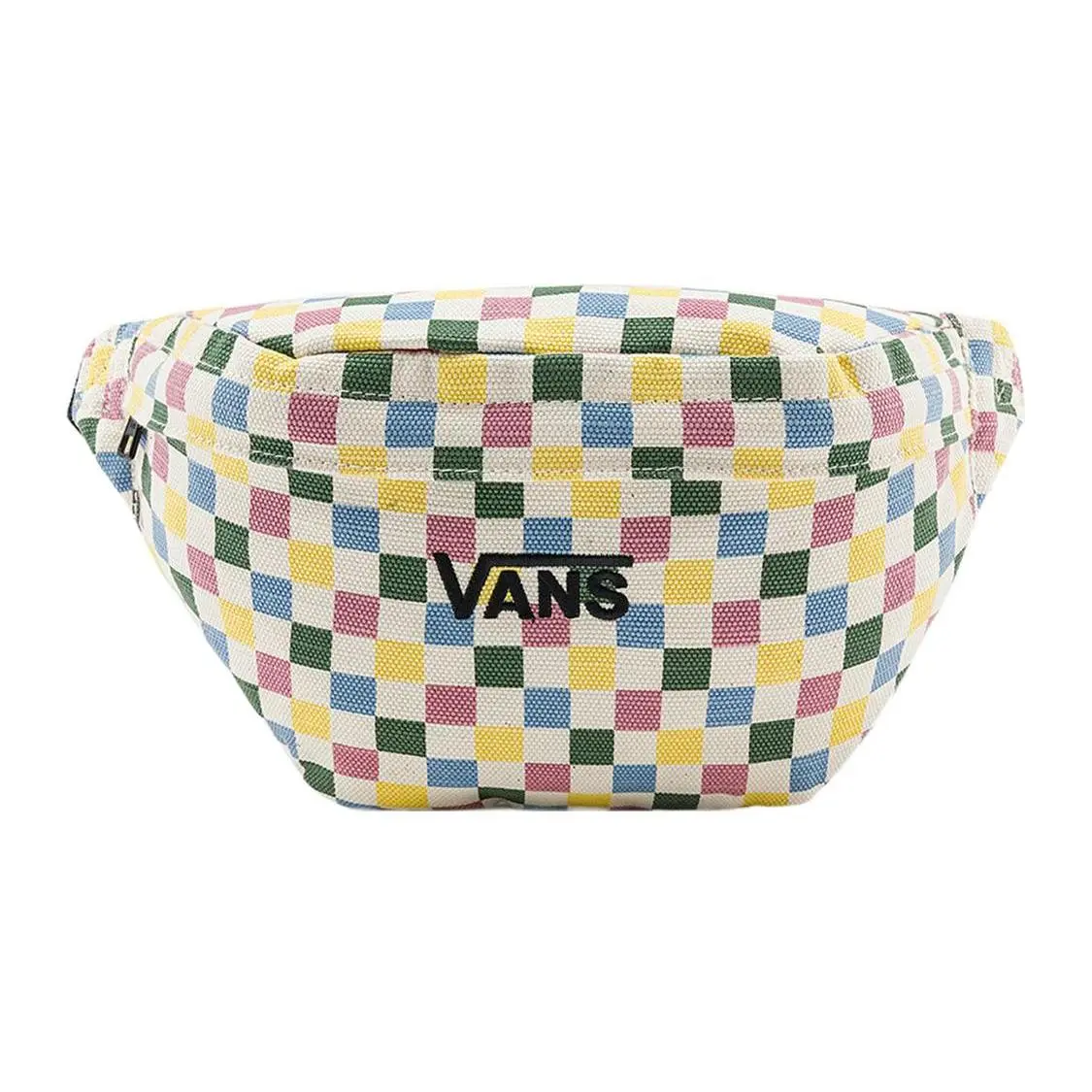 Vans Colorful Checkerboard Logo Polyester Crossbody Waist Bag for Women