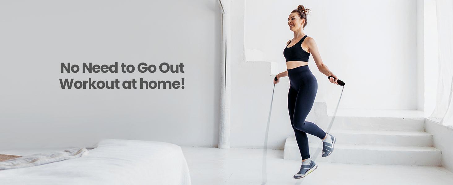 Speed Jump Rope with Ball Bearings, 160g Weighted Adjustable Steel Cable Skipping wire Rope, Tangle Free Fitness Jump Rope with Foam Handles, Cardio Workout Equipment for Women Men Kids, Home Gym Training Essential