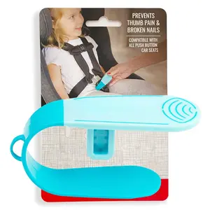 Car Seat Buckle Release Tool - Easy Opener Aid for Arthritis, Long Nails, Older Kids - Button Pusher for Infant, Toddler, Convertible 5 pt Harness car Seats
