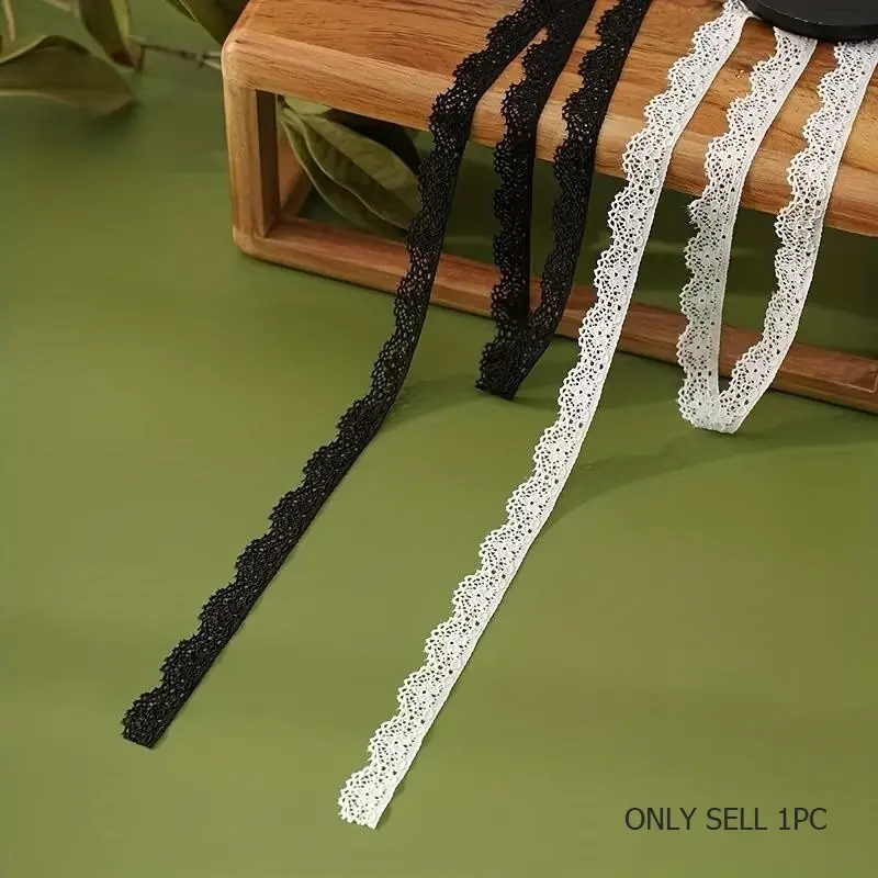 3/5 Yards White Elasticity Lace Ribbon Fabric Webbing Decoration Tape Lace Detailing 15mm Lace Trim Underwear Sewing DIY Embroidery DIY Accessories