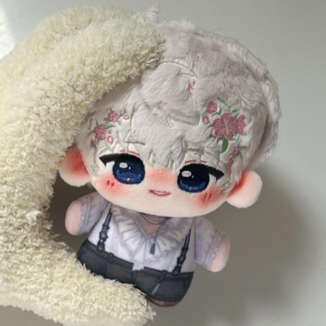 10cm Love and Deepspace Blossom Rendezvous 10cm Sylus Aster Caleb Rafayel Zayne Cotton Plush Doll Keychain Pendant Gift