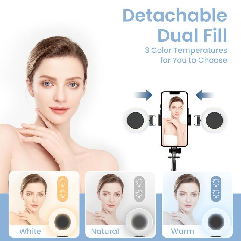 360° Rotatable Auto Face Tracking Phone Holder, Selfie Stick with Remote Control, Smart Shooting Phone Holder for Video Vlog Live Camera Stabilizer