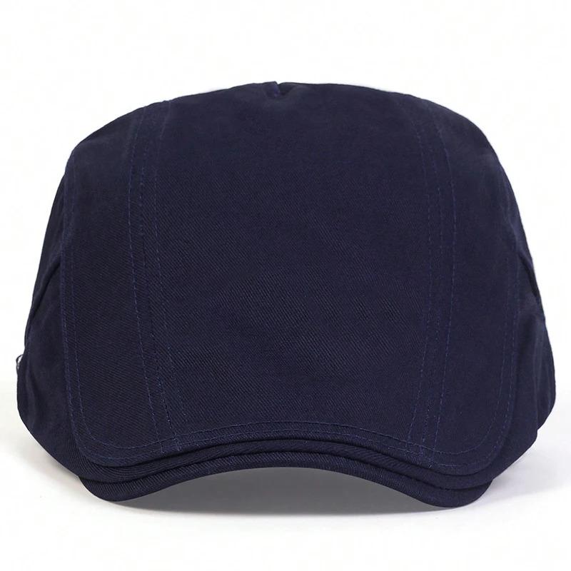 Men Light Board Solid Color Newsboy Caps British Painters Hats Spring and Summer Adjustable Flat Cap Hip Hop Berets