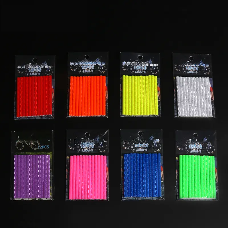 24PCS Reflective Bag Accessories, Vibrant Lightweight Wheel Spoke Clips for Night Safety on Mountain Bikes & Luggage Decor, Fixed Gear Bikes