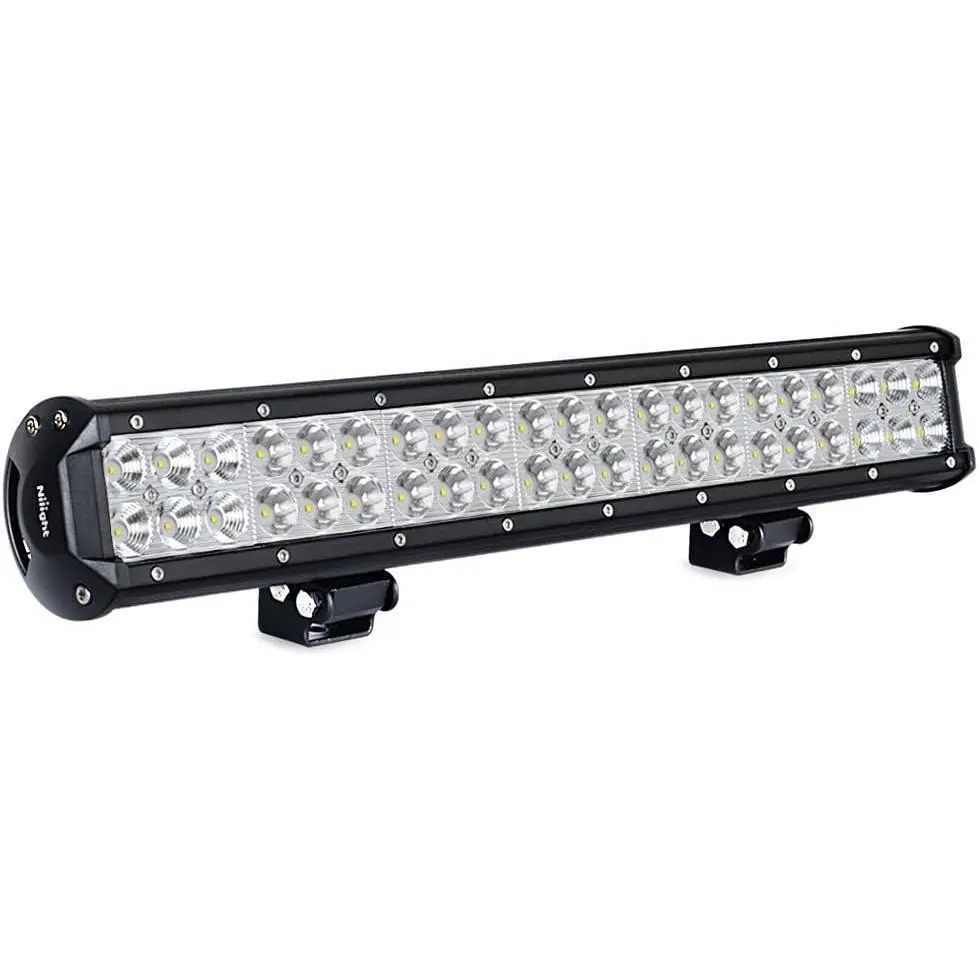 Nilight 20" LED Light Bar, 126W Spot-Flood Combo Offroad Lights with Mounting for Illumination, 4WD/4x4 UTV, Trailers, SUV, Mining Truck, 20" Length