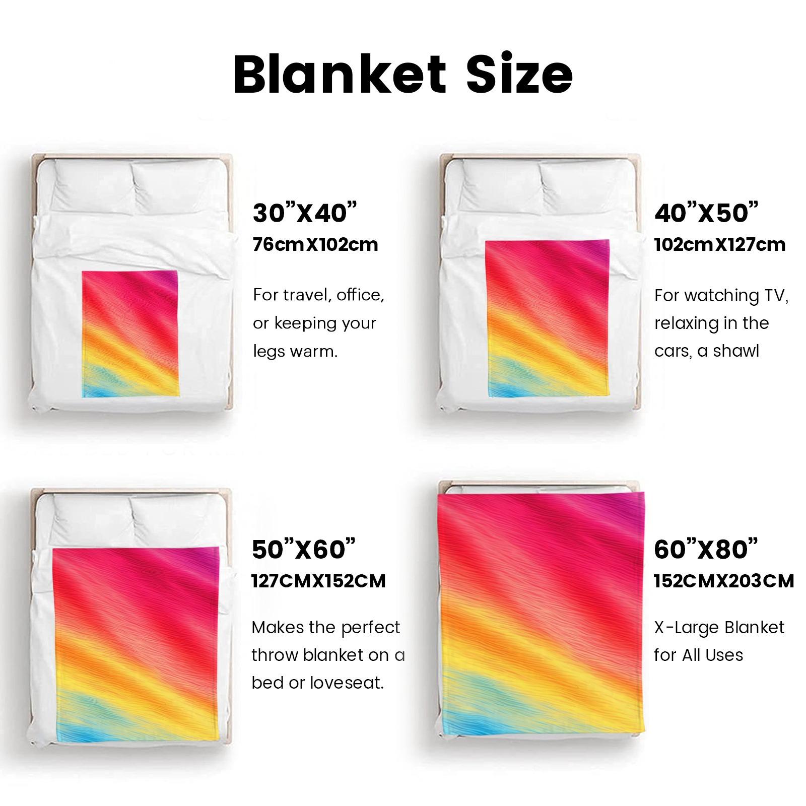 Glam Style Nine-Tailed Fox Print Flannel Throw Blanket - Hypoallergenic, Tear-Resistant, All-Season Multipurpose Quilted Throw - Knitted Polyester Digital Print Animal Theme Blanket For Nap, Sofa, Travel - Gift For Friends And Family (1PC)