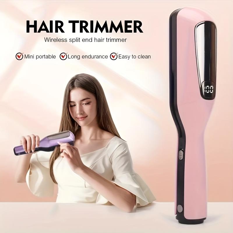 ASANI-Portable Rechargeable Electric Professional Hair Clipper, Trimmer, Hairline Trimming Set with Split End Remover - USB-C Charging, 500mAh Lithium Battery, ABS Material (Multi-Color) - Hair Tool with Clip and Charging Base - Goddess Festival Gift