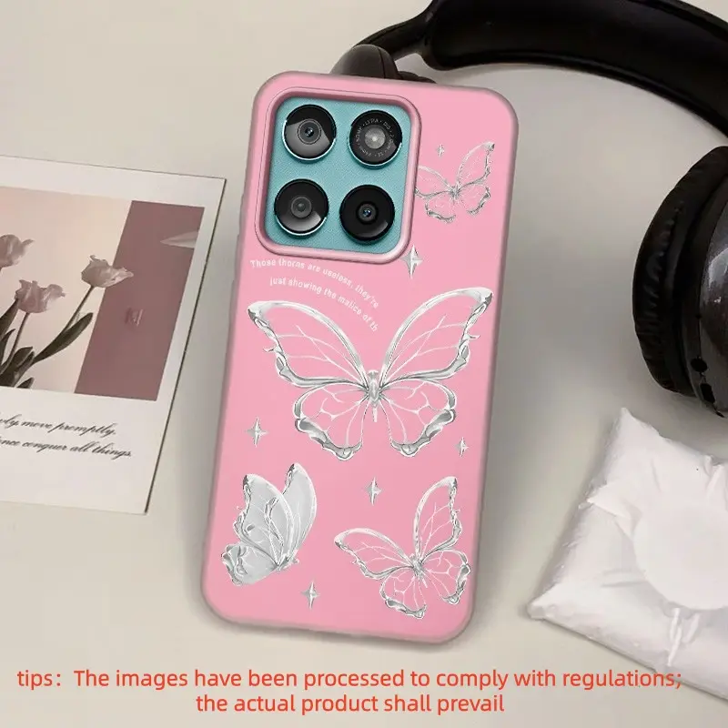 English butterfly Multiple colors are available for selection Small pattern Literature and art Suitable for Moto Protective phone cases, suitable for Moto EDGE 60,50, E15, G86, G75, G73, 4G, 5G, Pro and other series and models of phone cases Fashion
