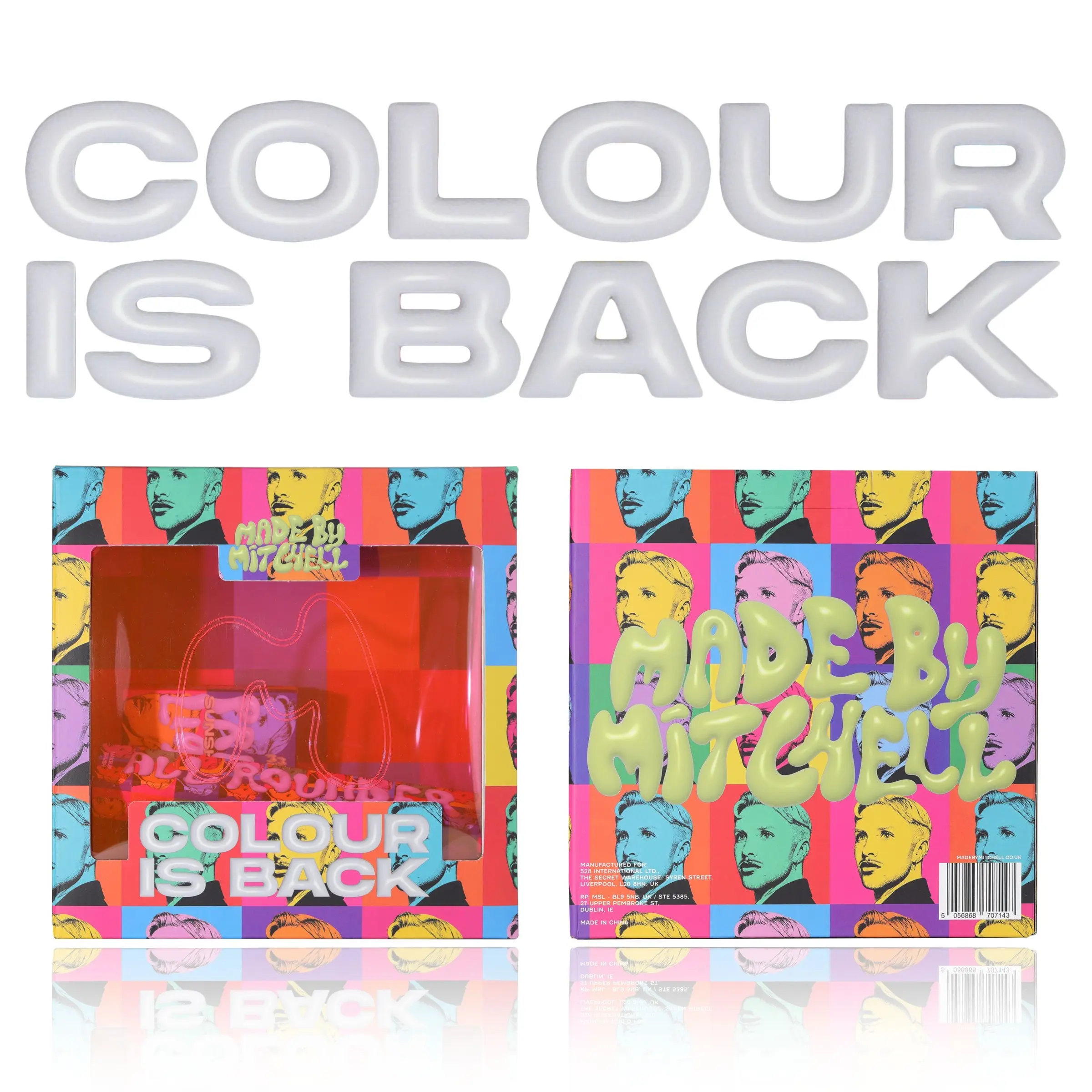 COLOUR IS BACK - 6 PIECE MYSTERY BUNDLE Makeup Sets - MADE BY MITCHELL