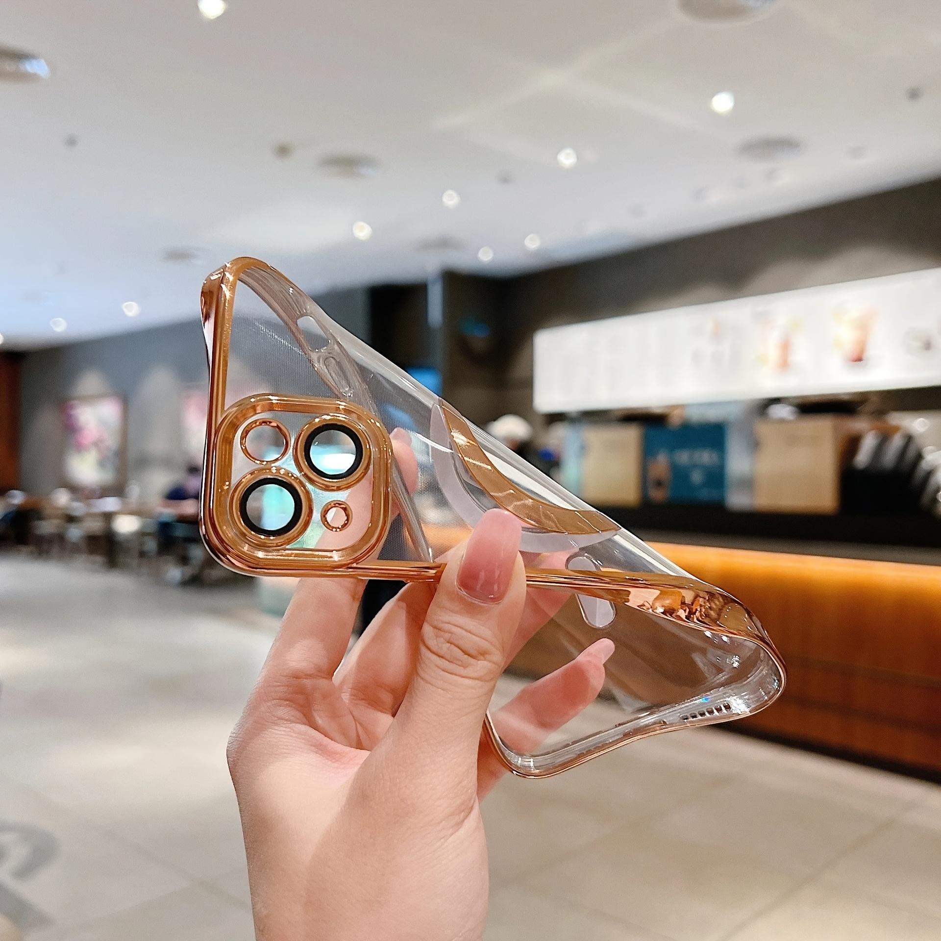 Magnetic Electroplated Cases for 17 16 15 14 13 12 11 Pro Max plus Transparent with Camera Lens Protection Glass Wireless Charger Cover Compatible with MagSafe Protector Soft Slim Shockproof Phone Case Cover for iPhone 17 Pro Max