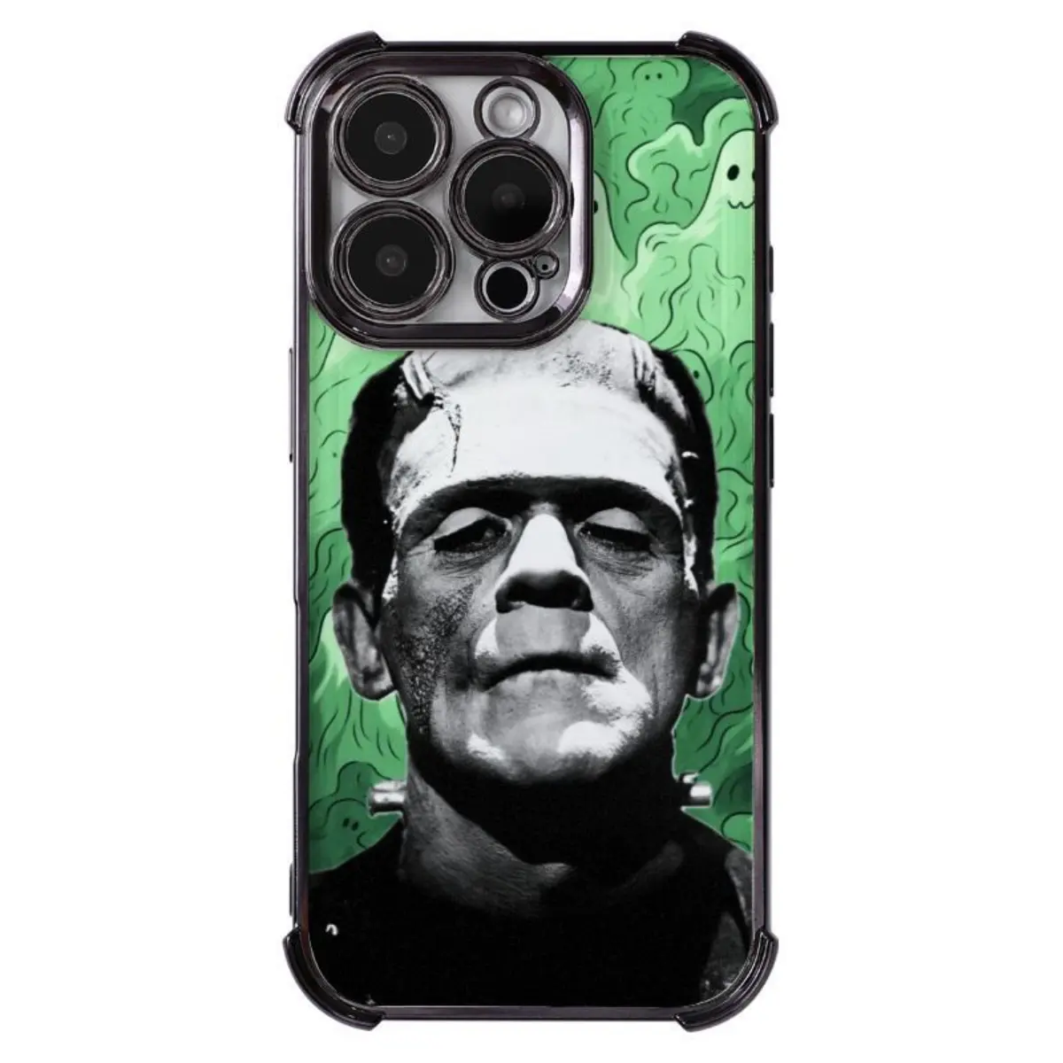 6 Design Bride of Frankenstein Phone Case, Classic Horror Movie Art, Universal Monsters, Retro Gothic Aesthetic, Phone Case Suitable for iPhone 17-11 Pro Max/Plus and  Samsung Galaxy S23-25