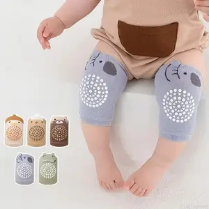 Trendy Cartoon Animal Knee High Socks, Soft Breathable Non-Slip Grip Socks With Bear Owl & Cat Prints, Perfect For Baby Crawling Standing, Summer Fall Daily Outfits & Activities