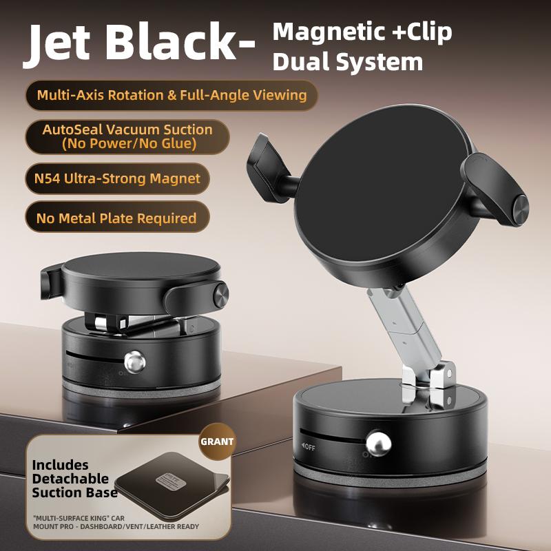 Magnetic Phone Holder with Vacuum Suction Cup, Multifunctional Phone Stand for Home or Office, Phone Accessories for iPhone & Android, Phone Suction Mount Magnetic Phone Holder with Vacuum Suction Cup, Multifunctional Phone Stand for Home or Office, Phone Accessories for iPhone & Android, Phone Suction Mount