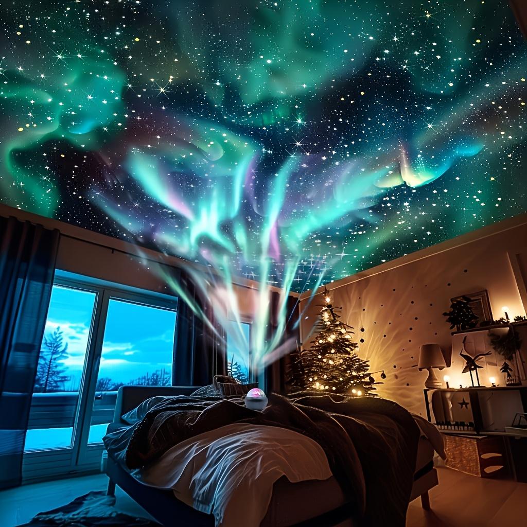 Compact Magic Ball Light with Beautiful Aurora Effect, Colorful Rotating & Color Changing, USB Powered with Remote Control Lighting, Ideal for Bedroom, Living Room and Parties