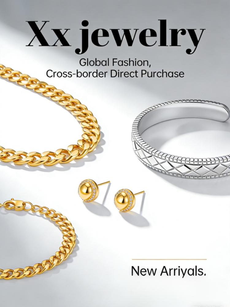 Xx Jewelry 2-piece initial pendant necklace, 14K gold-plated letter necklace, comes with an adjustable 17''-19'' chain, suitable for women's Valentine's Day jewelry set