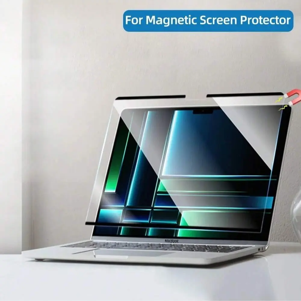 Macbook Magnetic Blue Light Filter Film Screen Protector, Easy Install, Washable, Reusable, Eye Protection Certified, for Macbook Neo A3404, Macbook Accessories, Laptop Accessories, Spring Summer