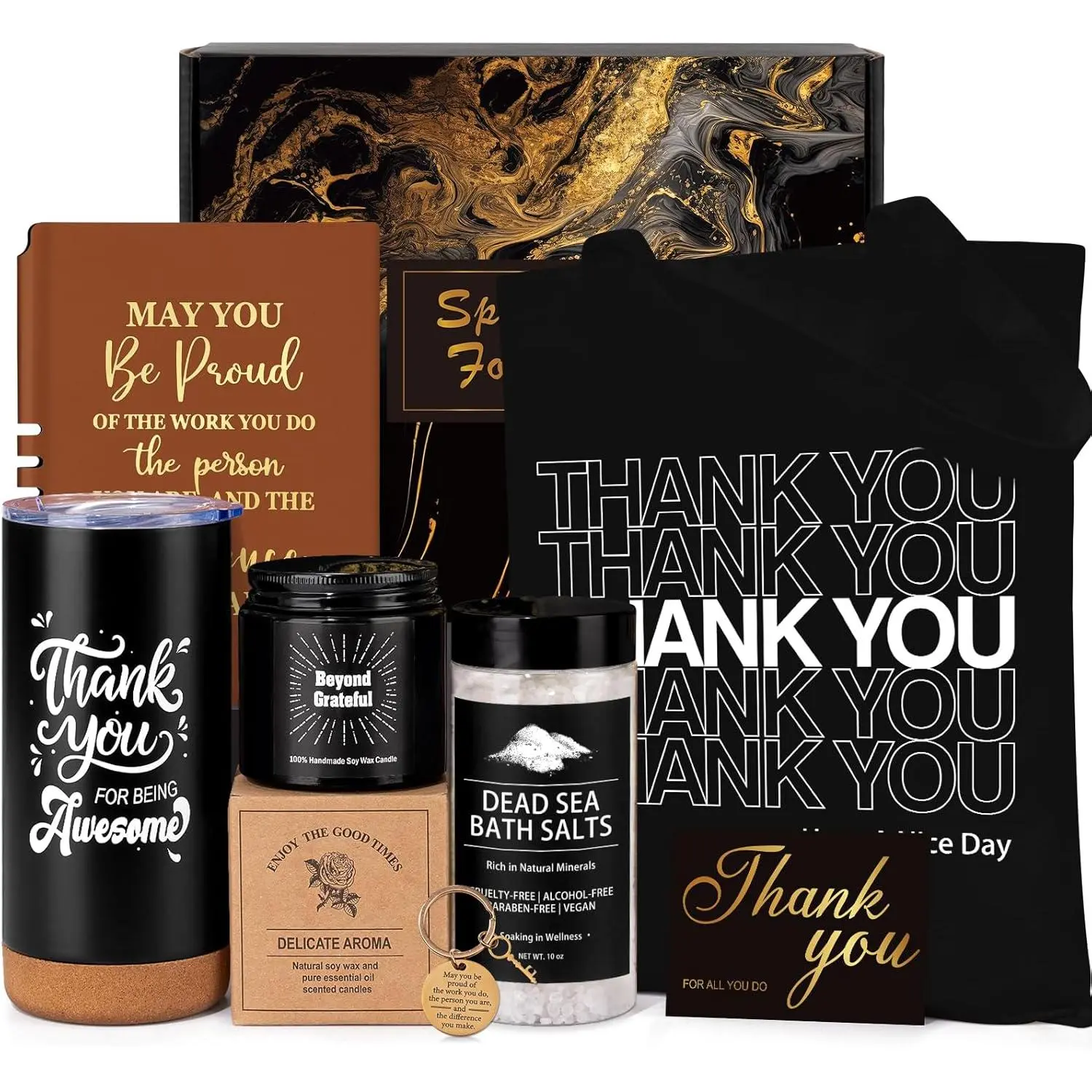 Appreciation Gifts for Coworkers Men, Mens Thank You Gift with Thank You for Being Awesome Cup, Employee Appreciation Gifts for Coworker, Teacher, Boss, Assistant Principal, Difference Maker