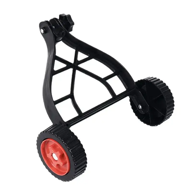 Adjustable String Trimmer Support Wheels Push Lawn Mower Stand Auxiliary Wheels Universal Garden Lawn Mower Stand For Brush Cutter Part