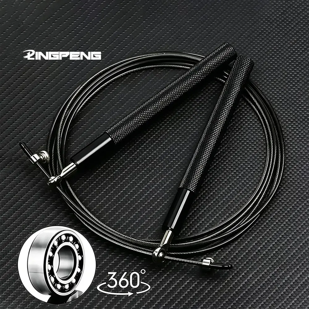 Professional Boxing Skipping Rope, Speed Jump Rope, Jump Ropes for Fitness, Jumping Rope for Fitness Training, Adjustable Rope for Home Gym Workout, Exercise Equipment