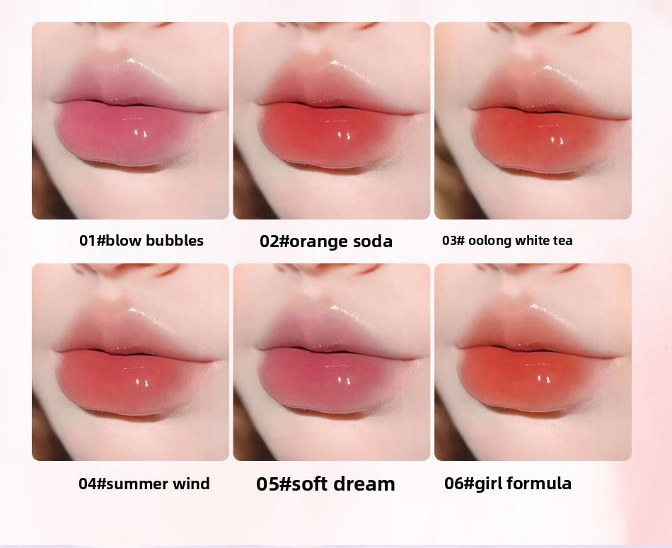 armosu Moisturizing Lip Gloss for Plump Lips, Non-Fading, Non-Drying, Nude Color, Brightening, Moisturizing, Hydrating, Mirror-Finish Lip Glaze