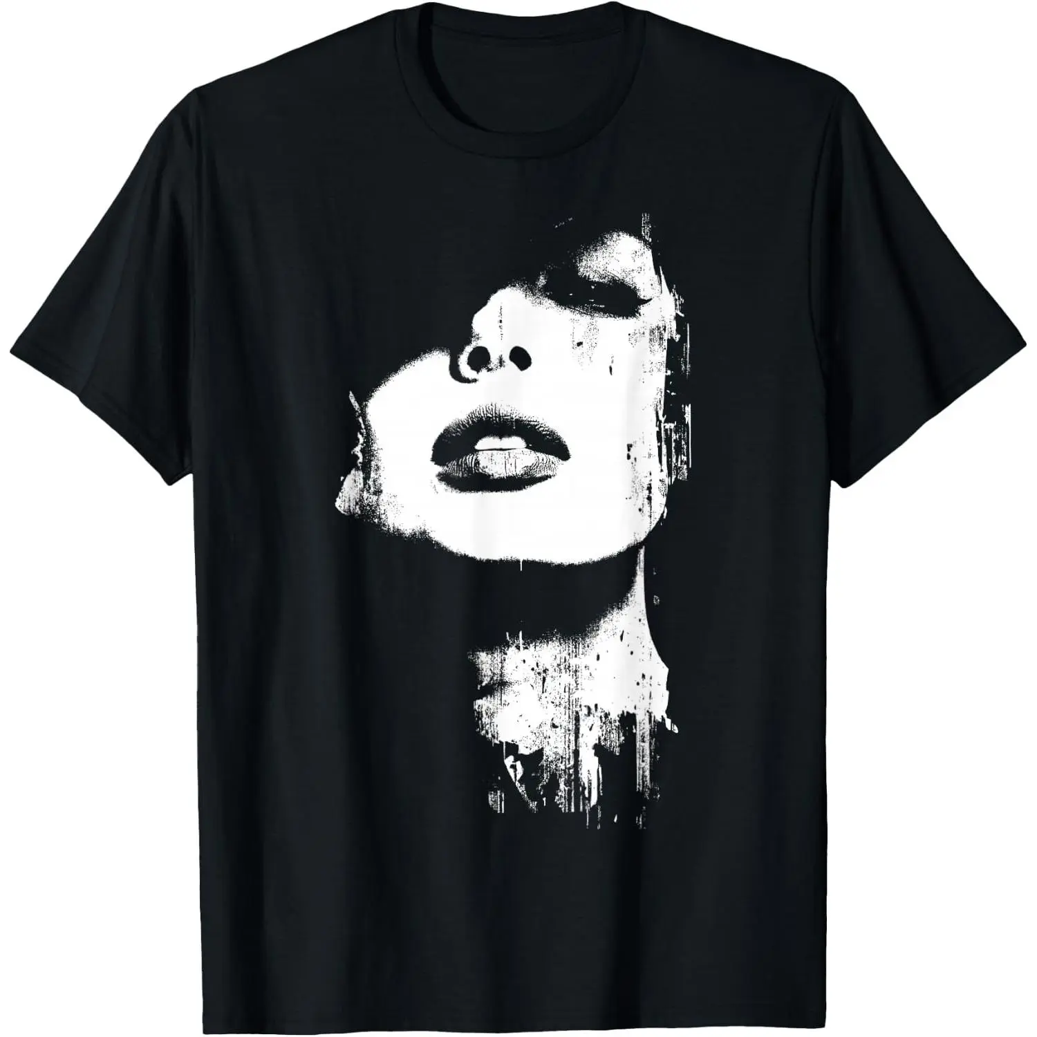 Women's Basic Casual Short-Sleeve Cotton Tee - Heavyweight Pre-Shrunk Garment, Minimalist Boxy Fit, Dropped Shoulders, Ribbed Hem