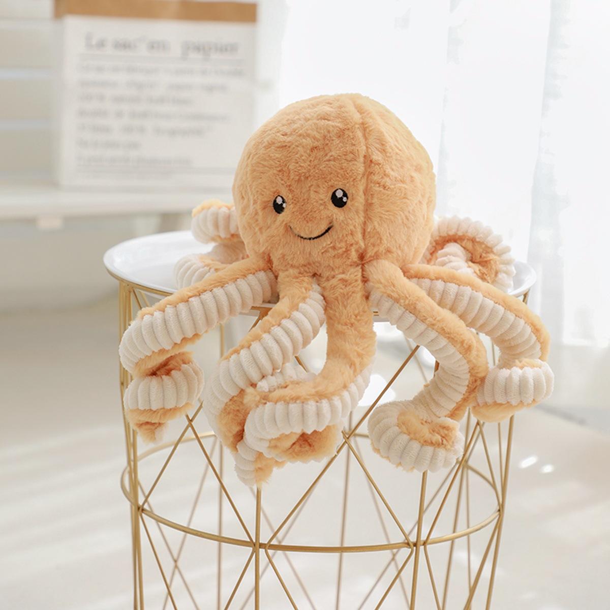 Octopus Plush Toy, Cartoon Rabbit Plush, Cuddly Cat & Hamster Stuffed Animals |   Cute Collectible Festival & Birthday Gifts, Sensory Huggable Toys