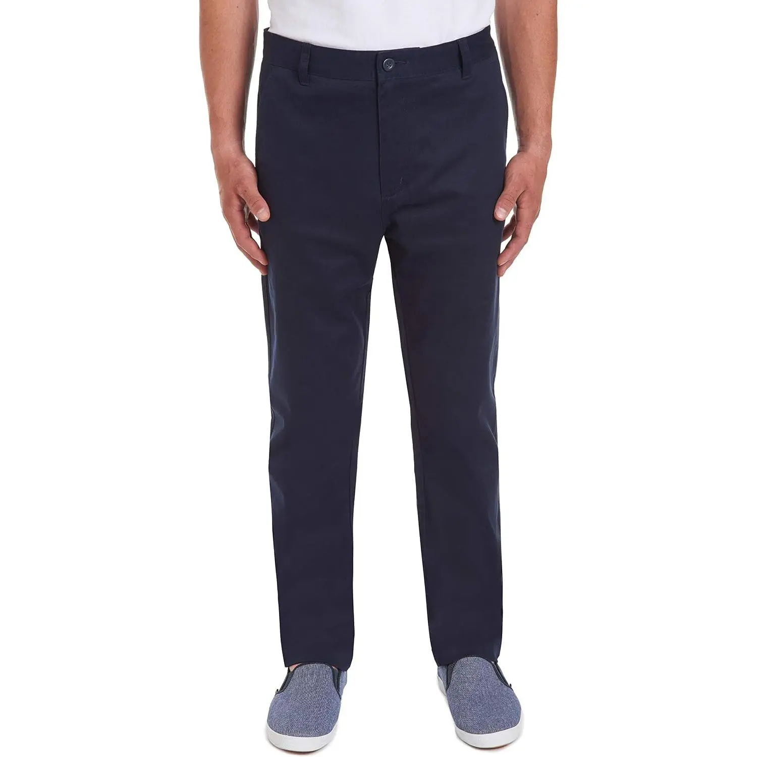 Young Men's Uniform Flat Front Stretch Twill Pant
