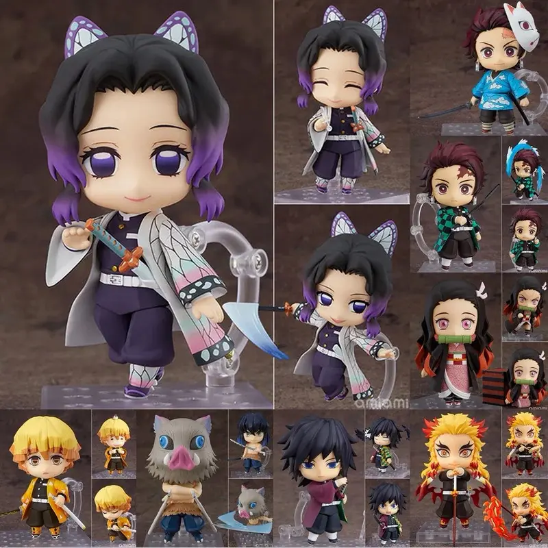 Nendoroid 2218 Tokito Muichiro, Demon Slayer: Kimetsu No Yaiba Mist Hashira PVC Chibi Action Figure, Collectibles for Desktop Decor & Gift-Giving