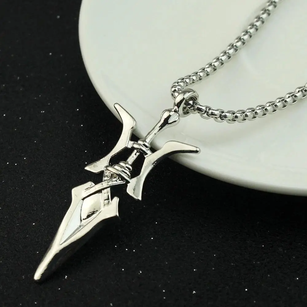 Anime Death Note Letter Keychain Classic Skull Pendant Leather Chain Necklaces Cosplay Jewelry Gift for Women Men Accessory ﻿
