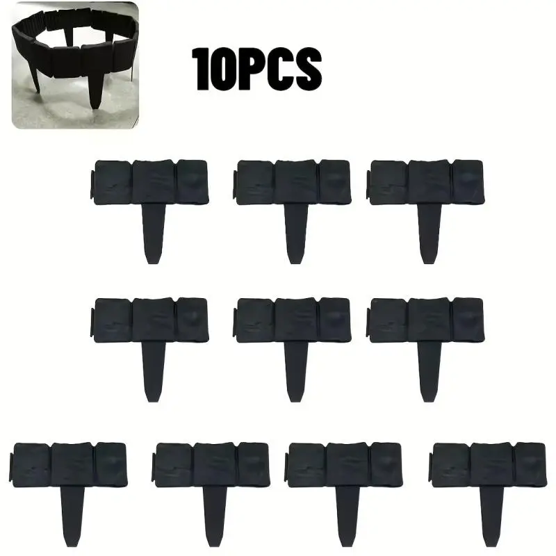 10-Piece villa garden boundary board thickened plastic fence courtyard villa decorative small fence Garden Fence Panels