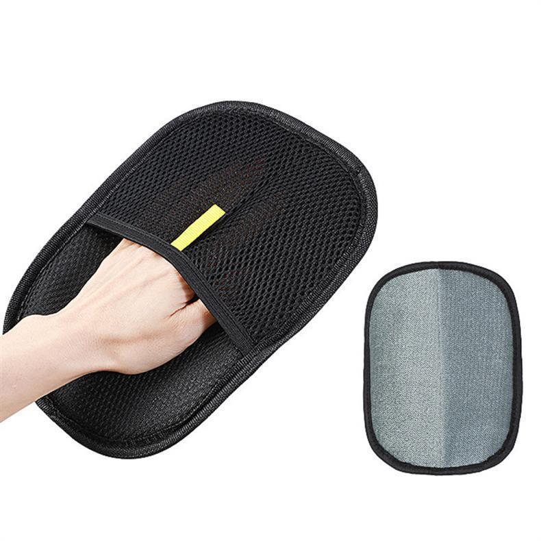 Pet Static Hair Removal Gloves Two-Way Brush Hair Sticky Hair Removal Artifact Essential for Pet Care Cats and Dogs Cat Hair Cleaning Gloves