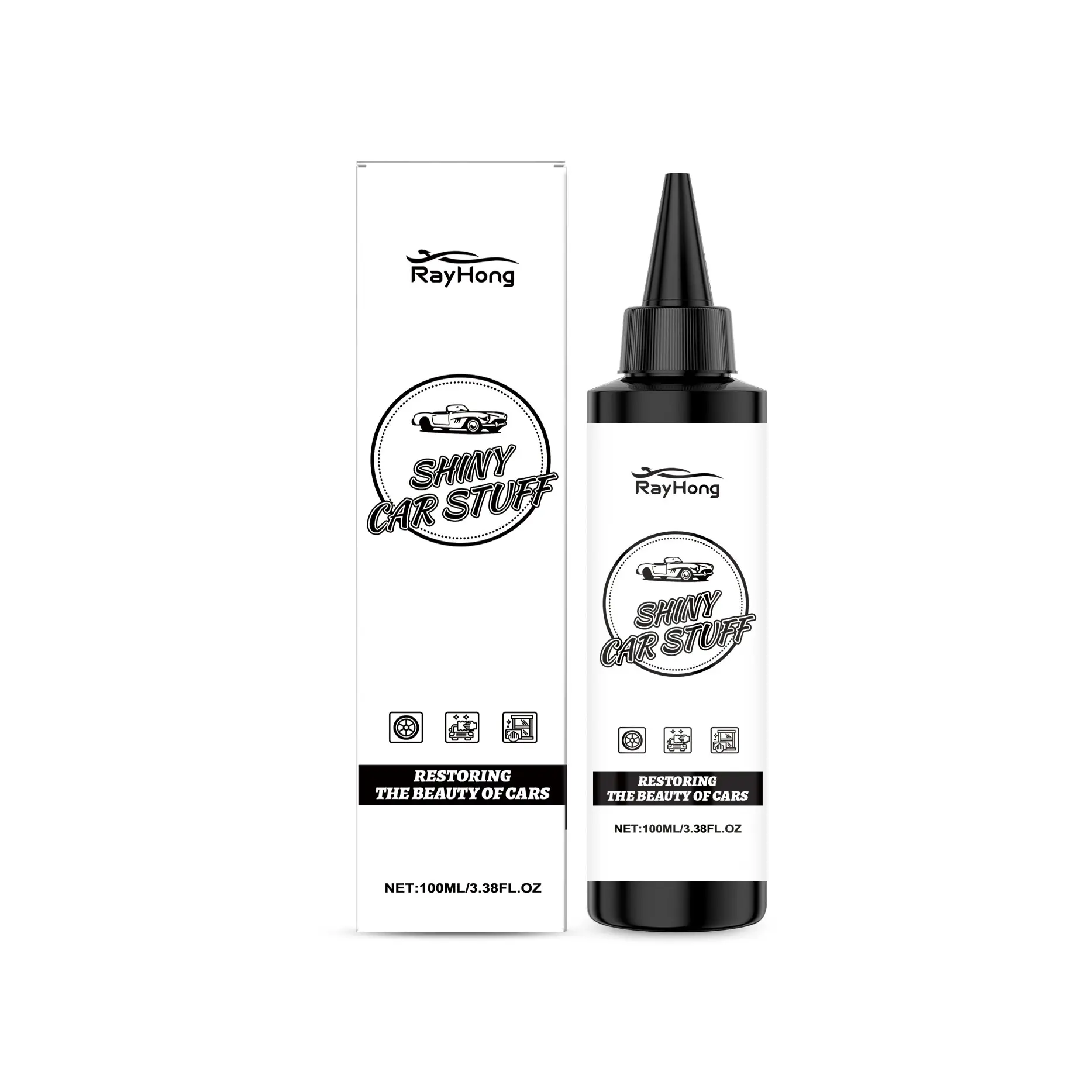 Car Care Agent, UV Protection Coating, Waterproof Mirror Brightening Film, Car Maintenance Solution, Anti-UV, Water-Resistant, Glossy Finish