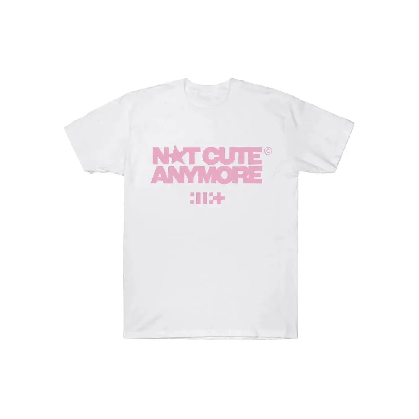 Unisex Not Cute Anymore Graphic Tee, 100% Cotton Soft Breathable Short Sleeve Shirt, Korean-Inspired Y2K Pop Streetwear, Casual Summer Top for Women and Men. Fits All.