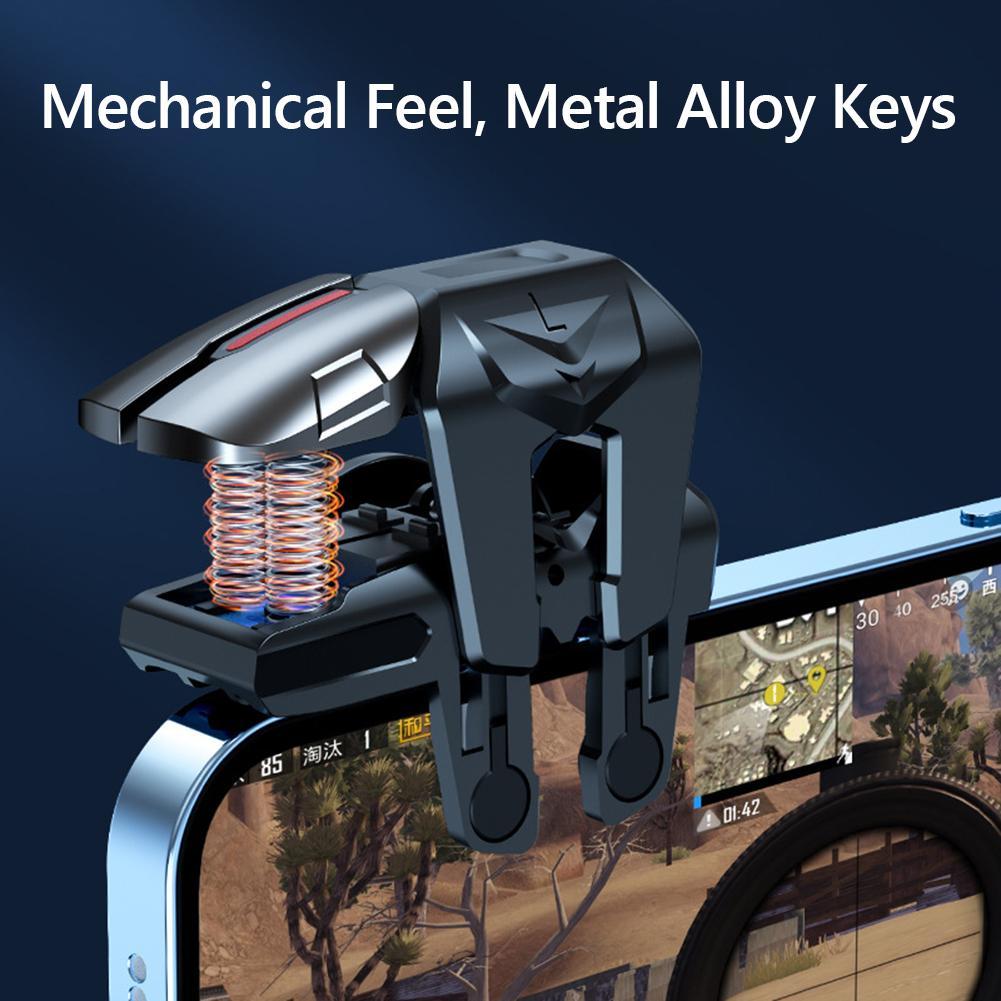 Mobile Phone Game Trigger Gamepad Joystick 6-Finger Aim Shooting L1 R1 Key Button Game Fingertips PUBG Game Controller