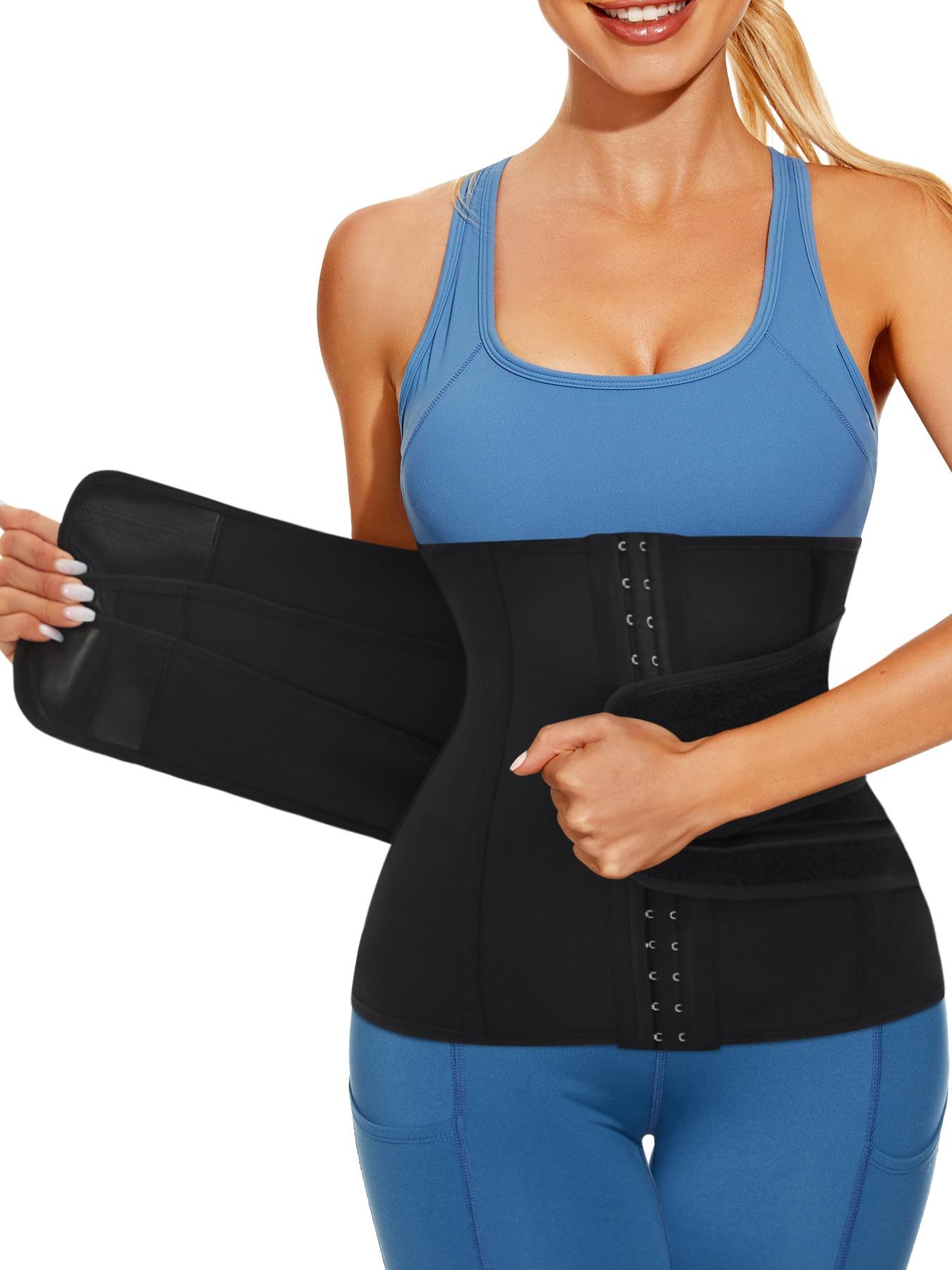 High Elastic Knitted Shapewear Bodysuit, Adjustable Front Panel with Three Rows of Buttons, 9 Steel Bones Support, Dual Pressure Design, Compression, Women