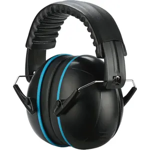 Noise Reduction Earmuffs, 28 NRR Noise Canceling Headphones for Kids Adults, Hearing Protection Sound Proof Ear Muff
