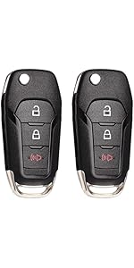 Keyless Entry Remote Control Flip Key Fob Replacement Fits for Ford F-150/F150 2015 2016 2017 2018 2019 2020-2023 F250 F350 17-22 Explorer Ecosport Ranger Bronco Maverick Escape N5F-A08TAA Keyless Entry Remote Control Flip Key Fob Replacement Fits for Ford F-150/F150 2015 2016 2017 2018 2019 2020-2023 F250 F350 17-22 Explorer Ecosport Ranger Bronco Maverick Escape N5F-A08TAA