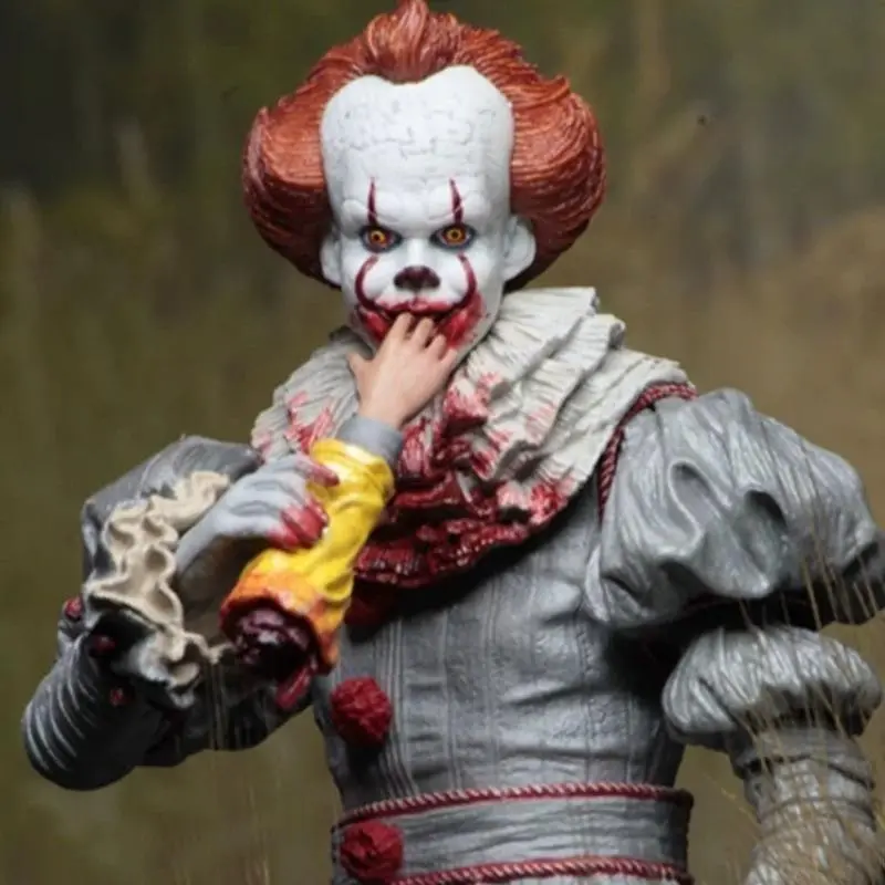 It 2017 Movie Edition Pennywise Collectible Figure, Limited Blood Version, Handmade Model Toy, Perfect Gift for Horror Fans