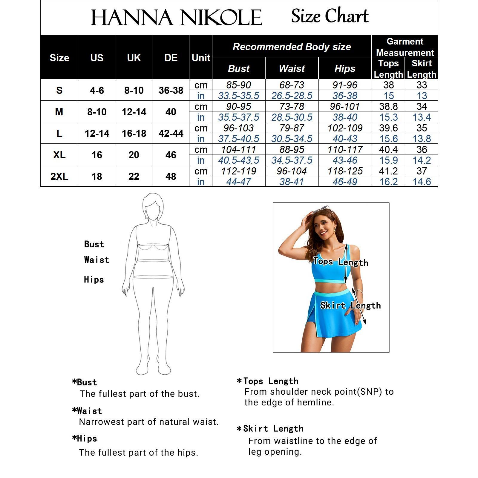 【S-2XL】Hanna Nikole Bikini Sets for Women Color Block Swimsuits with Side Slit Swim Skirt SpringStatements 【S-2XL】Hanna Nikole Bikini Sets for Women Color Block Swimsuits with Side Slit Swim Skirt SpringStatements