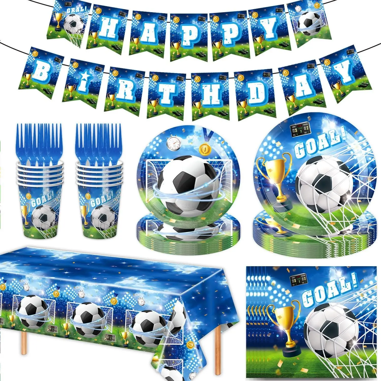 Football Theme Disposable Tablecloth, Party Decor, Party Supply for Meals and Events, Perfect for Football Fans, Easy Cleanup, Ideal for Gatherings