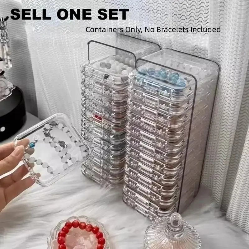 Transparent Nail Storage Box, Flip Jewelry Box, Manicure Box, Handmade Rack, Desktop Display Box, Finished Packaging Box, Box Organizer, Clear Plastic Containers, Box with Lid, Clear Storage Bins, Beauty Organizer, Clear Organizers
