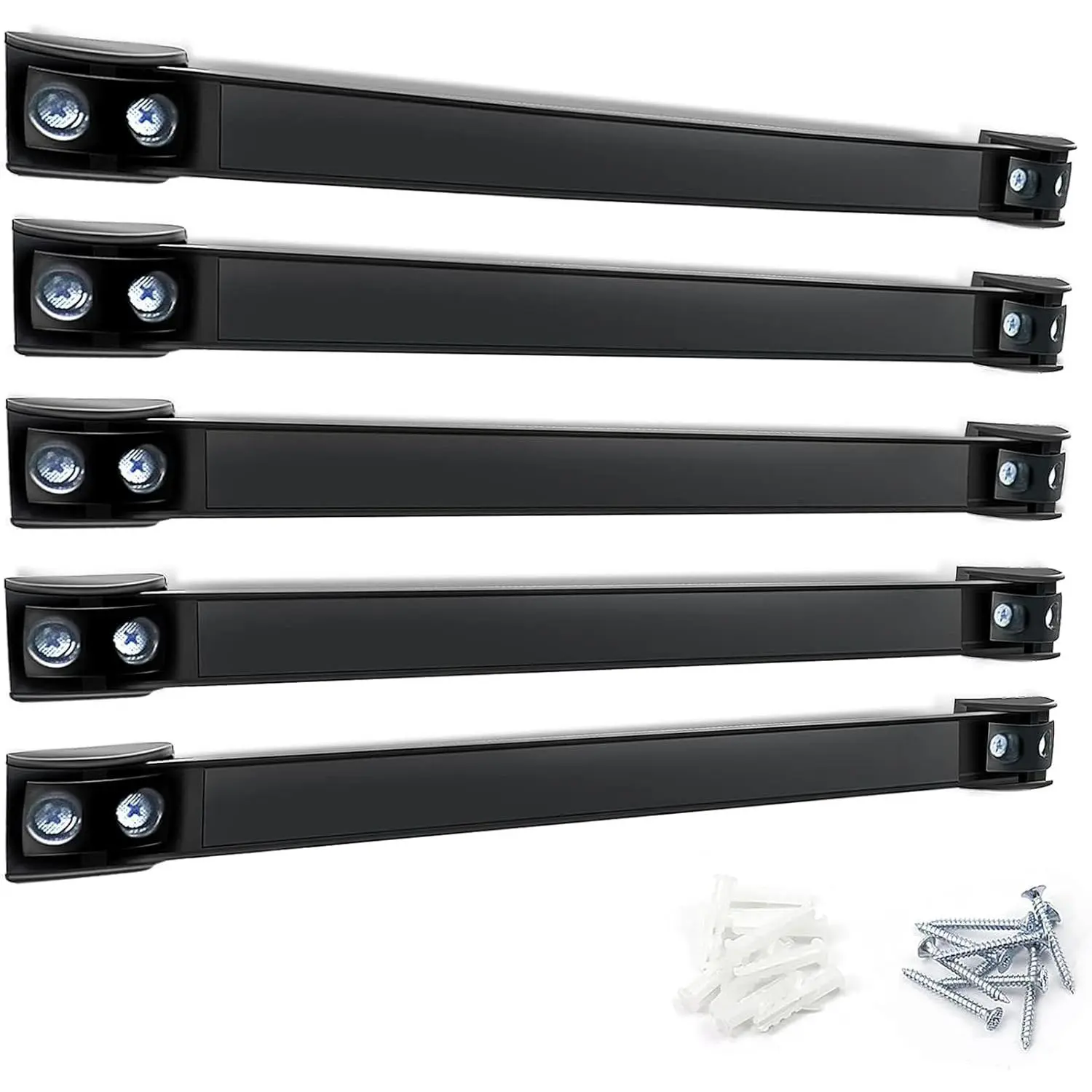 Magnetic Tool Holder Strip 5 Pack, 16 In Heavy Duty Tool Organizer Magnetic Strip, Tool Magnet Bar For Garage Tool Organization